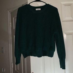 🌹Fuzzy Knit Olive Green Sweater